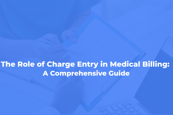 charge entry in medical billing